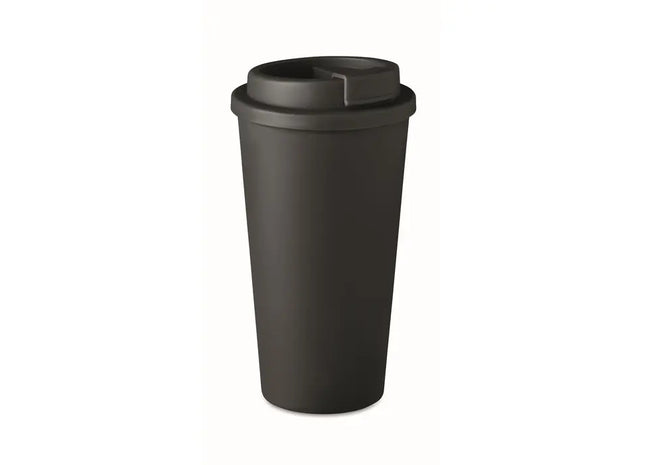 TUESDAY 475 ml Doppelwandiger Thermo-Becher, Schwarz TK Gruppe® Grosshandel 