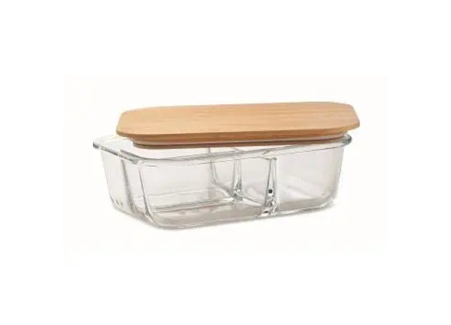 TUNDRA 3 Glas Lunchbox 800ml – Transparent, Hygienisch & Vielseitig TK Gruppe® Grosshandel 