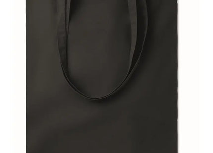 TURA COLOUR Schwarze Bio-Baumwoll-Einkaufstasche, Chic & Öko TK Gruppe® Grosshandel 