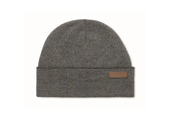 TUZO Schwarze Doppellagige Acryl-Beanie - Warm und Stilvoll für den Winter TK Gruppe® Grosshandel 
