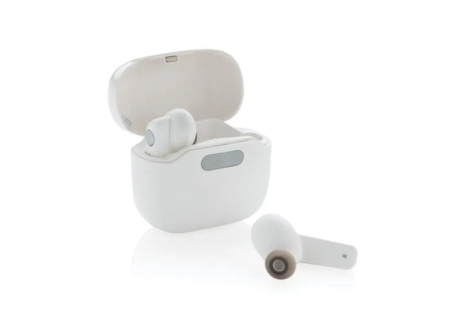 TWS In-Ear Kopfhörer mit UV-C Reinigungs-Case - Reinweiß TK Gruppe® Grosshandel 