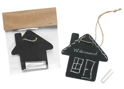 Tafel Heim mit Kreide und Schnur - in Schwarz für kreative Notizen und Dekorationen TK Gruppe® Grosshandel 