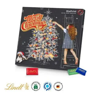 Täfelchen Adventskalender Lindt - Edler Schokoladengenuss TK Gruppe® Grosshandel 