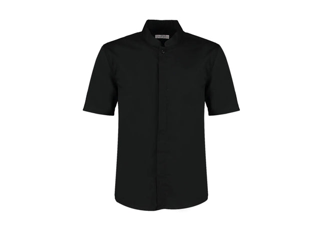 Tailored Fit Mandarin Collar Shirt SSL TK Gruppe® Grosshandel 