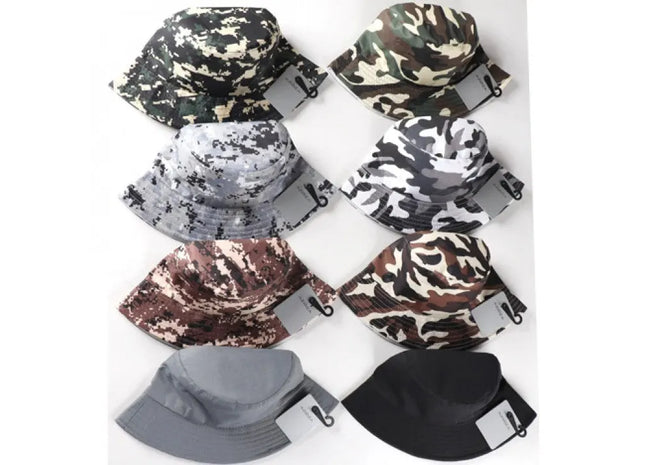 Tarnmuster Sonnenhut, Größe 59, 8 Verschiedene Designs - Ideal für Outdoor-Aktivitäten TK Gruppe® Grosshandel 