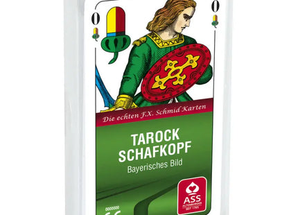 Schafkopf/Tarock Kartenspiel, 36 Blatt in robustem Kunststoffetui - Ideal für Kartenspieler TK Gruppe® Grosshandel 