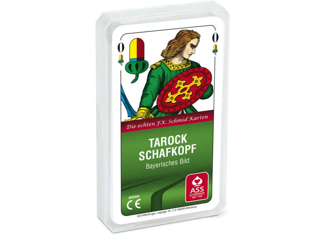 Schafkopf/Tarock Kartenspiel, 36 Blatt in robustem Kunststoffetui - Ideal für Kartenspieler TK Gruppe® Grosshandel 