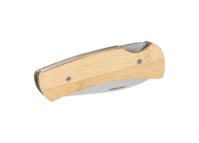 Taschenmesser BAMBOO BLADE - Braun Vielseitiges und stilvolles Klappmesser für Outdoor und Alltag TK Gruppe® Grosshandel 