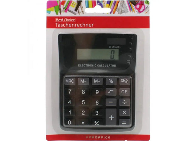 Taschenrechner 10x13cm auf Karte, kompakt, benutzerfreundlich TK Gruppe® Grosshandel 