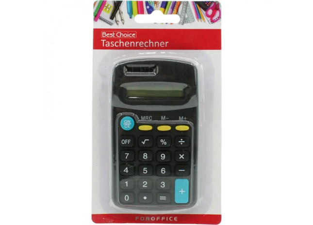 Taschenrechner 11.5x6.5cm auf Karton - Kompakt und Benutzerfreundlich TK Gruppe® Grosshandel 