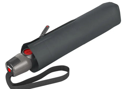 Taschenschirm T.200 medium Duomatic in Grau - Zuverlässiger Begleiter für wechselhaftes Wetter TK Gruppe® Grosshandel 