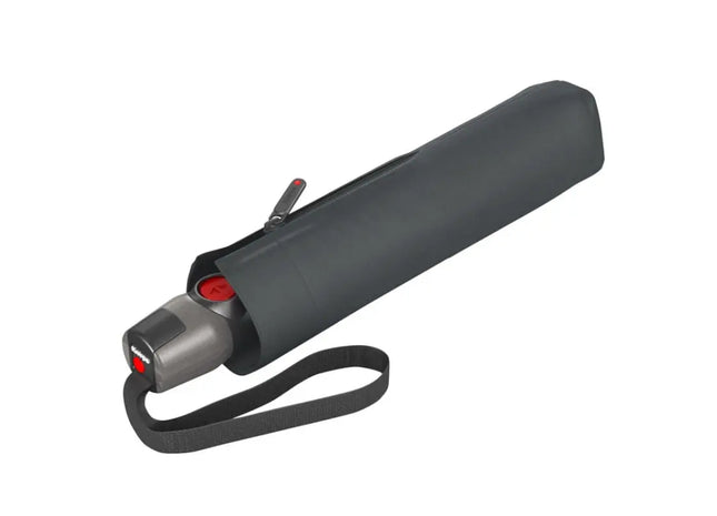 Taschenschirm T.200 medium Duomatic in Grau - Zuverlässiger Begleiter für wechselhaftes Wetter TK Gruppe® Grosshandel 
