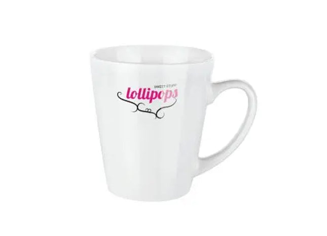 Tasse Cosmos 330 ml - Weiß, Hochwertiger Keramikbecher, Spülmaschinenfest, Stilvolles Design TK Gruppe® Grosshandel 