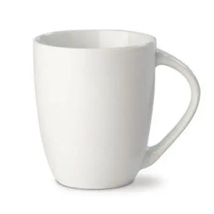 Tasse Cyprus 300 ml - Weiß, Hochwertiger Keramikbecher, Spülmaschinenfest, Stilvolles Trinkgefäß TK Gruppe® Grosshandel 
