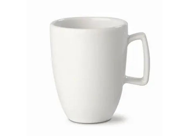 Tasse Lugano 250 ml - Weiß, Hochwertiger Keramikbecher, Spülmaschinenfest, Elegantes Trinkgefäß TK Gruppe® Grosshandel 