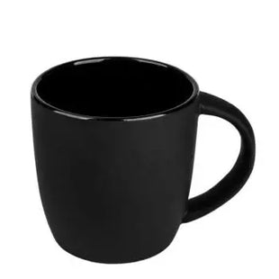 Tasse Olivia inkl. 1c Druck - 360 ml - Schwarz Matt, Hochwertiger Becher, Personalisierbar, Stilvolles Design TK Gruppe® Grosshandel 
