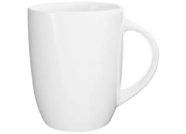 Tasse Opera inkl. 1c Druck - 300 ml - Weiß, Hochwertiger Becher, Personalisierbar, Stilvolles Design TK Gruppe® Grosshandel 