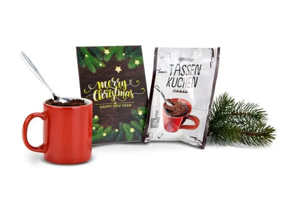 Tassenkuchen 7g - Standardmotiv 'Merry Christmas' - Köstlicher Festtagskuchen TK Gruppe® Grosshandel 