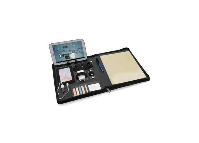 Technik-Organizer mit integrierter Powerbank - Modernes Schwarz TK Gruppe® Grosshandel 