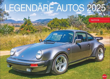 Technik & Fahrzeuge Kalender - Poster mit legendären Autos - Perfekt für Auto-Enthusiasten TK Gruppe® Grosshandel 