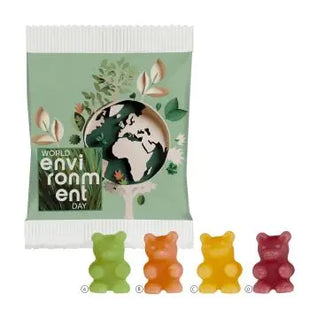 Tee-Gummibären im Papiertütchen, individuell bedruckt TK Gruppe® Grosshandel 