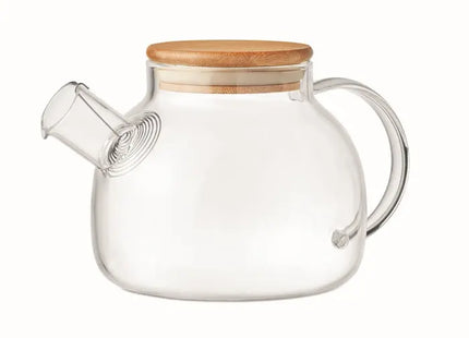 Teekanne Borosilikatglas 850ml MUNNAR - transparent, hitzebeständig, elegant TK Gruppe® Grosshandel 