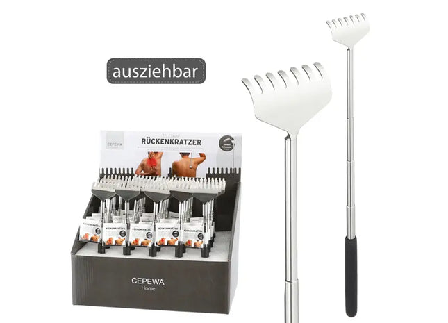 Teleskop Rückenkratzer, ausziehbar bis 50cm – Praktisches Komfortwerkzeug TK Gruppe® Grosshandel 