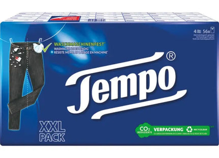 Tempo 4-lagige Taschentücher 56x10 Pack - Extra Starke und Weiche Papiertücher TK Gruppe® Grosshandel 