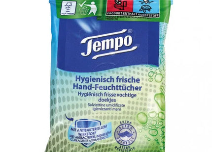 Tempo Fresh To Go Protect Wet Wipes, 10-Pack - Hygienic and Refreshing Clean TK Gruppe® Grosshandel 