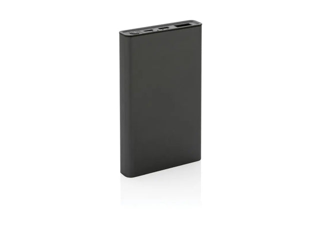 Terra 5.000mAh Powerbank aus RCS recyceltem Aluminium - Grau Umweltfreundlicher Energie-Speicher TK Gruppe® Grosshandel 