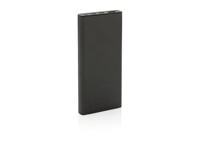 Terra RCS 10.000mAh Powerbank aus recyceltem Aluminium, 18W - Grau Schnelllade-Energiespeicher TK Gruppe® Grosshandel 