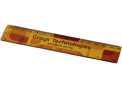 Terran 15 cm Lineal aus 100% recyceltem Kunststoff in Schwarz – Öko-freundlich & Präzise TK Gruppe® Grosshandel 