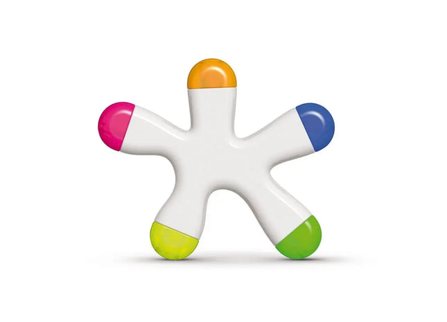 Textmarker Drops in 5 Farben - Weiß: Leuchtstifte, Markierwerkzeuge, Highlighting-Stifte, Set, farbenfroh TK Gruppe® Grosshandel 