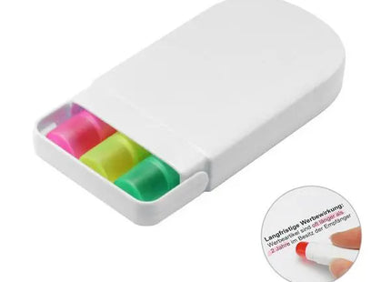 Textmarker-Set - Weiß - Hochwertige Marker für Präzises Hervorheben und Markieren TK Gruppe® Grosshandel 