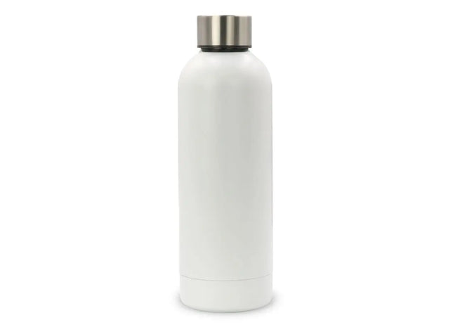Thermo-Trinkflasche Sublimationsdesign, 500 ml Kapazität, in Weiß TK Gruppe® Grosshandel 