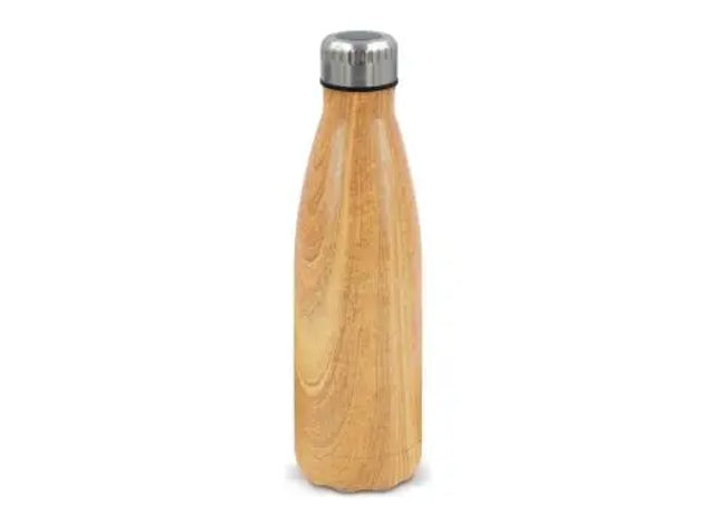 Thermoflasche Swing Holz-Edition mit Temperaturanzeige 500ml - Holz - Natürlich und stilvoll TK Gruppe® Grosshandel 
