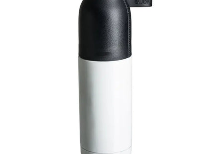 Thermotrinkflasche OSORNO – Schwarz-Weiß, vielseitige Thermoflasche für unterwegs TK Gruppe® Grosshandel 