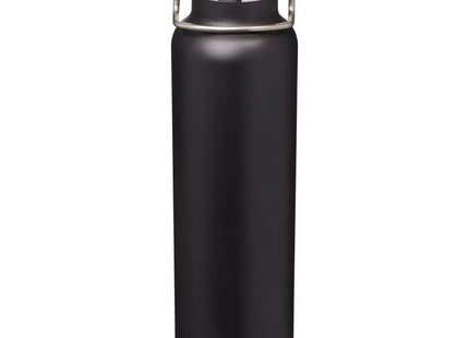 Thor 650 ml Kupfer-Vakuum Isoliersportflasche – Robuste schwarze Trinkflasche TK Gruppe® Grosshandel 