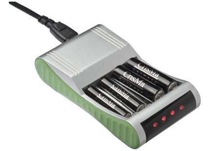 Thunder Bay Batterieaufladegerät - Effizient, Silbergrau TK Gruppe® Grosshandel 