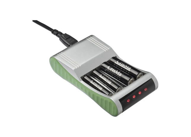 Thunder Bay Batterieaufladegerät - Effizient, Silbergrau TK Gruppe® Grosshandel 