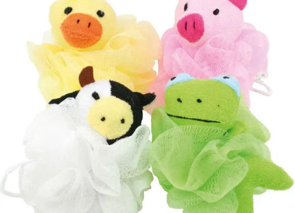 Tierform-Duschschwämme, 10cm Badeschwamm, 4 Verschiedene Motive TK Gruppe® Grosshandel 