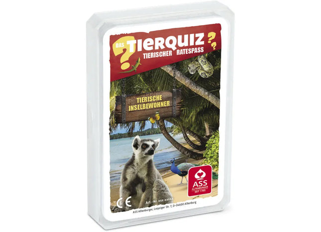 Tierische Inselbewohner Quiz im Kunststoffetui - Entdecke exotische Inselwelten TK Gruppe® Grosshandel 