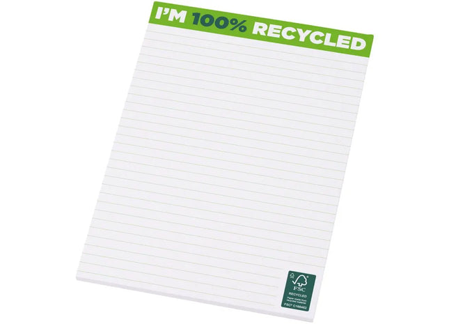 Tisch-Mate A5 umweltfreundlicher Notizblock - weiß - 25 Blatt TK Gruppe® Grosshandel 