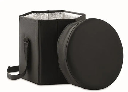 SEAT & DRINK Klappbarer Hocker/Tisch in Schwarz – Multifunktional & Stilvoll TK Gruppe® Grosshandel 