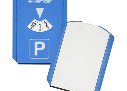 Titel für Parkscheibe Basic - blau - weiß: Basis Parkscheibe in Blau-Weiß - Klassisch & Verlässlich TK Gruppe® Grosshandel 