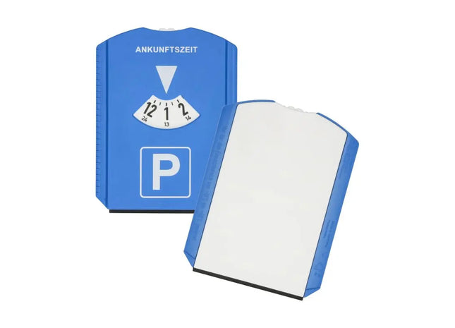 Titel für Parkscheibe Basic - blau - weiß: Basis Parkscheibe in Blau-Weiß - Klassisch & Verlässlich TK Gruppe® Grosshandel 