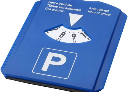 Titel für Spot 5-in-1 Parkscheibe - blau: Multifunktionale 5-in-1 Parkscheibe Spot in Blau - Vielseitig & Effektiv TK Gruppe® Grosshandel 