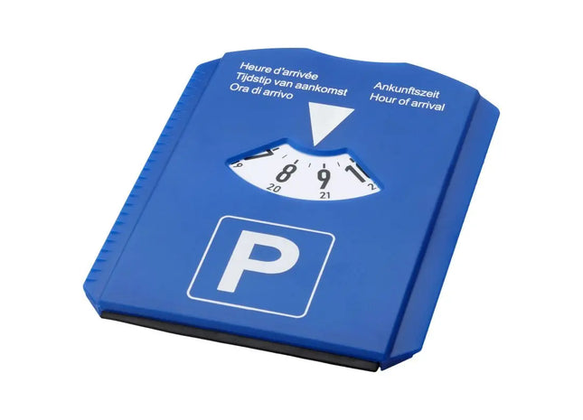 Titel für Spot 5-in-1 Parkscheibe - blau: Multifunktionale 5-in-1 Parkscheibe Spot in Blau - Vielseitig & Effektiv TK Gruppe® Grosshandel 