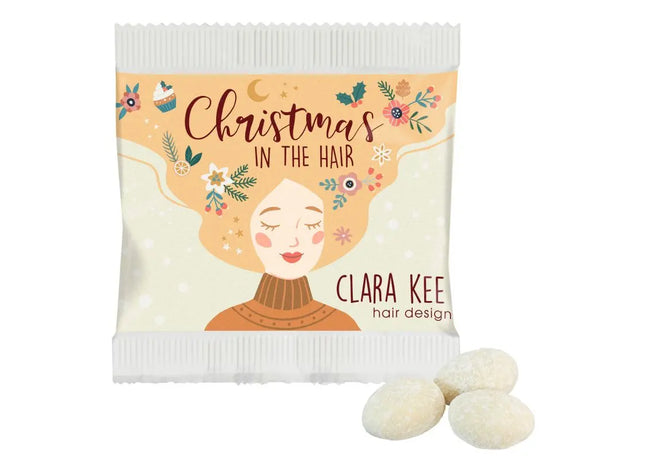 Titel: Weihnachtsmandeln in Vanille im Papiertütchen – Individuell bedruckt TK Gruppe® Grosshandel 