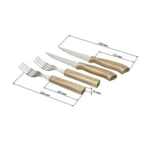 To Go Besteckset in Silber: Praktisch für Unterwegs TK Gruppe® Grosshandel 